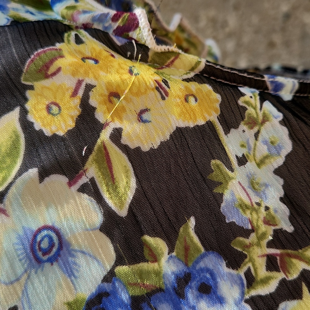 Y2K vibrant floral blouse - Picture 12 of 15